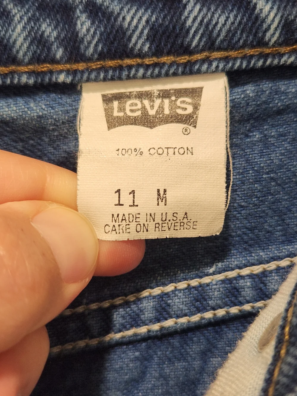 Vintage 90s Levi's Jeans Blue Label High Rise Taper Made in USA 26